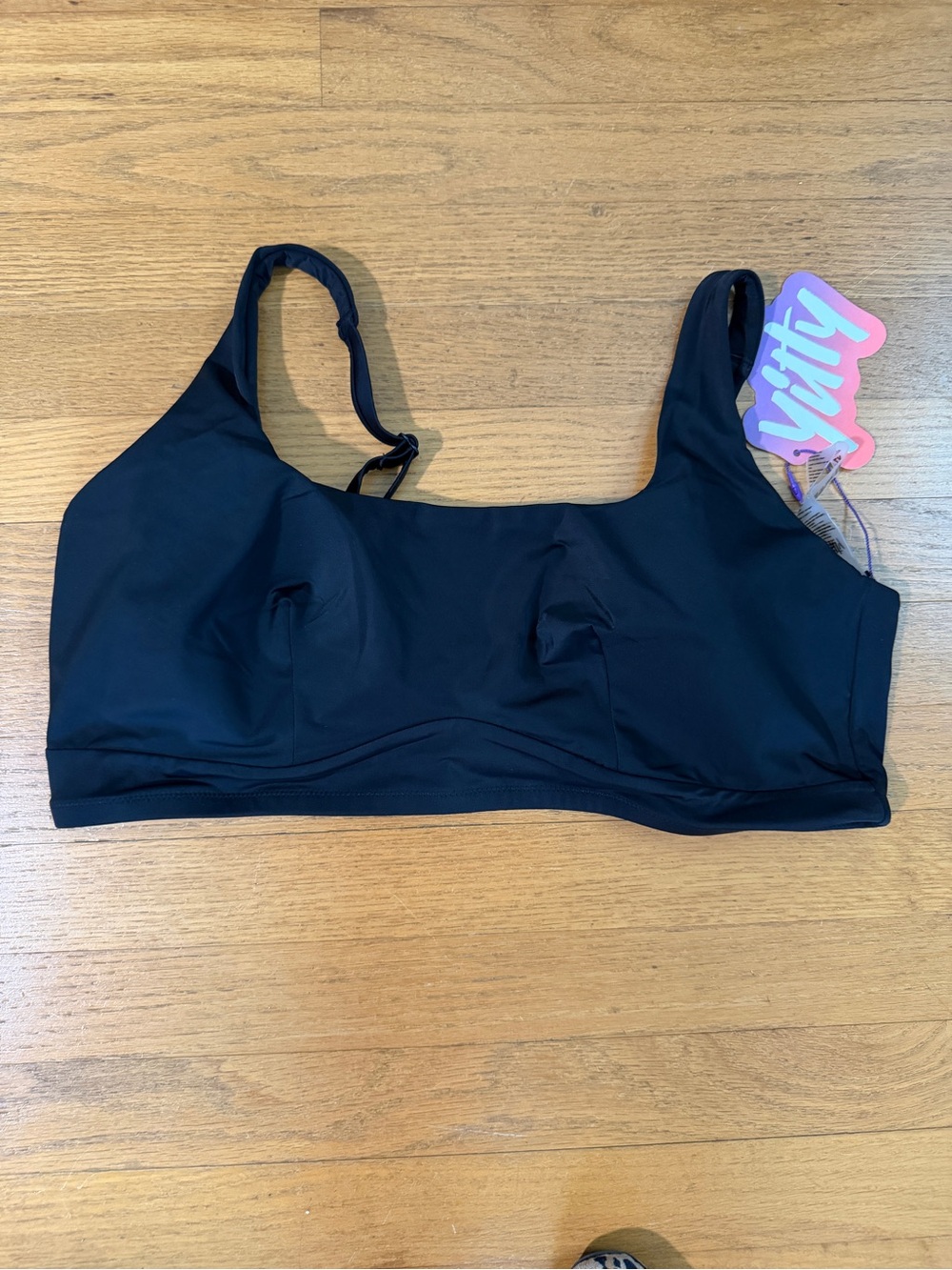 YITTY Black Bikini Top NWT